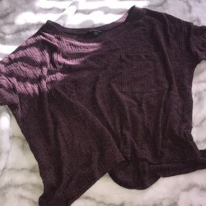 American Eagle Maroon Top
